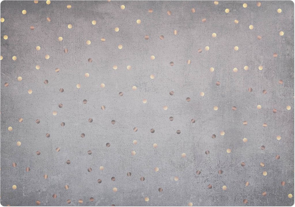 Pastellfarbene Hintergrund-Punkte – Bodenschutzmatte – Stuhlunterlage 100x70 cm – Rutschfest – Hartbodenmatte