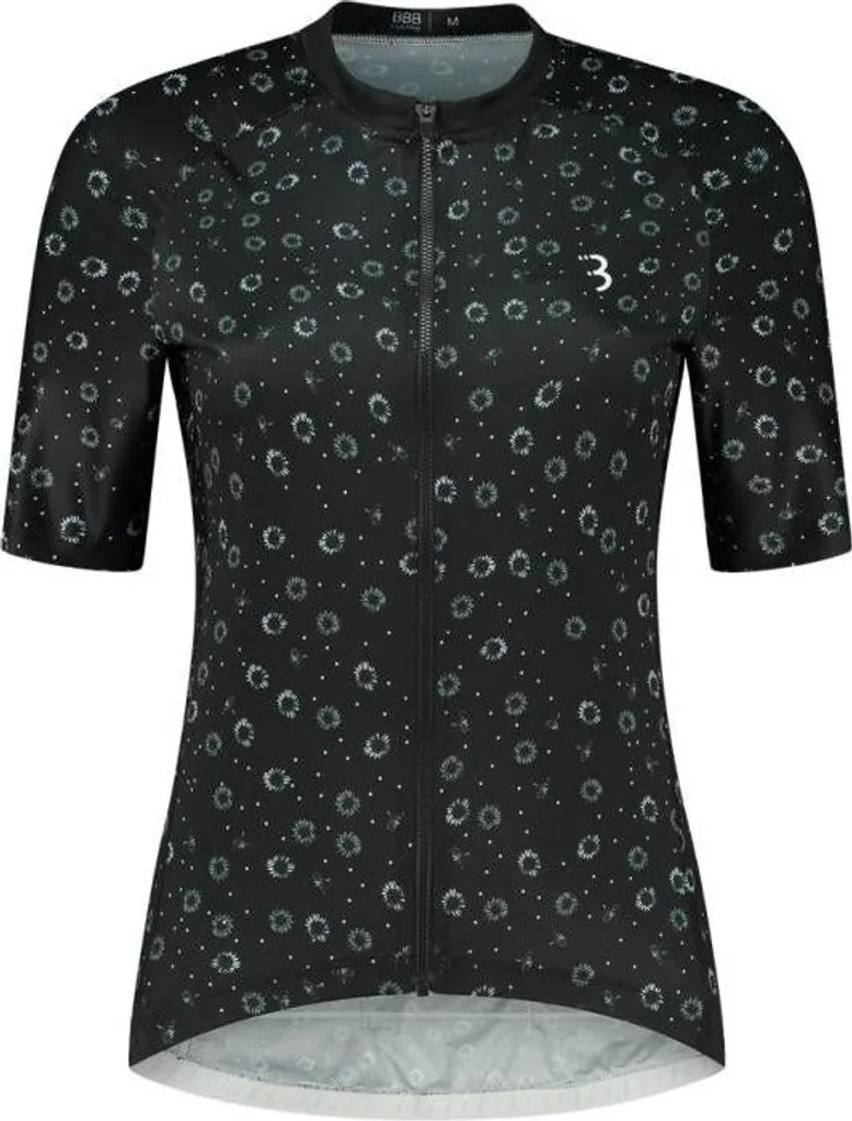 Maillot cyclisme femme éco-responsable BBB DonnaFit R noir léger