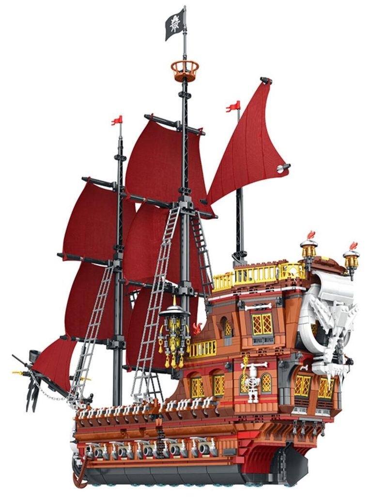Reobrix 66010 Piratenschiff Klemmbaustein Segelschiff 3066 Produktbild 