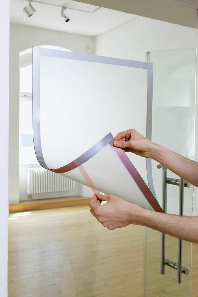 DURABLE 499523 Cadre d'affichage DURAFRAME POSTER A2 Argenté - Pro