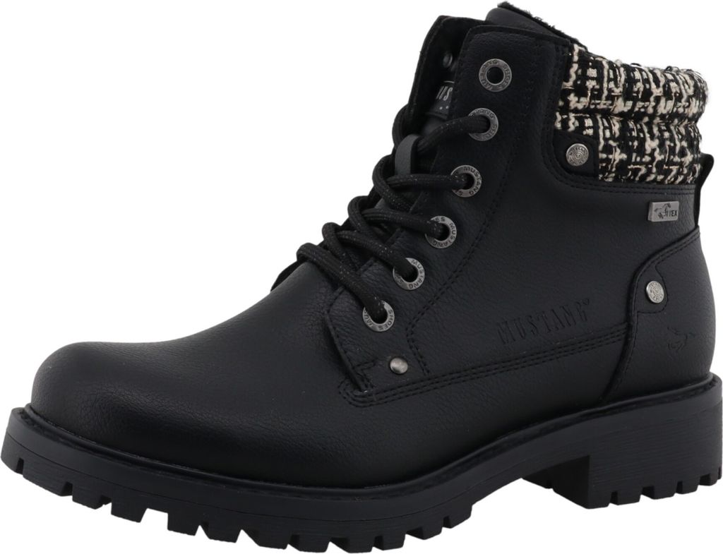 Mustang Damen Elegante Stiefelette 15M0282006 Schwarz