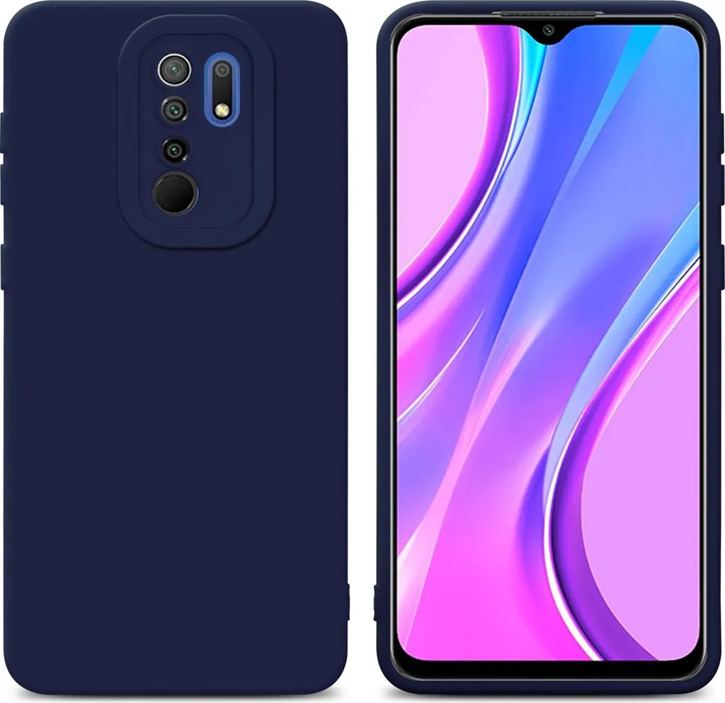 Custodia Cadorabo Xiaomi RedMi 9 Blu: Protezione Silicone TPU Morbido