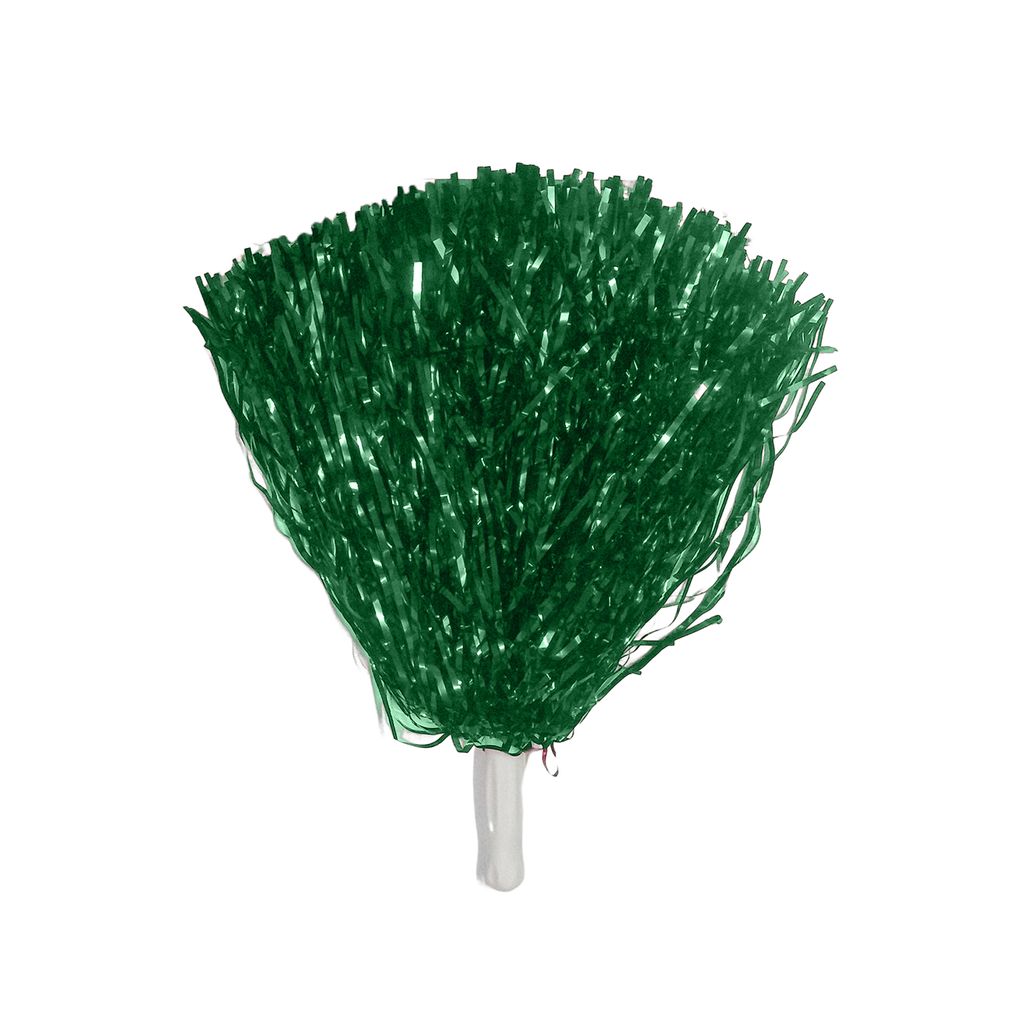 Handblumen bringen visuelles Genuss attraktive farbenfrohe Cheer -Squad -Team Spirited Fun Pom Poms für Spiel-Grün