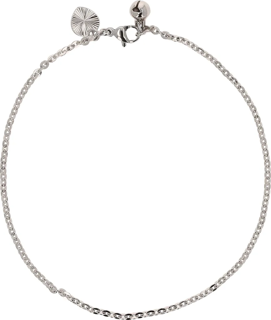 Cavigliera Donna Argento Joella - Accessorio Sporty-Chic Regolabile