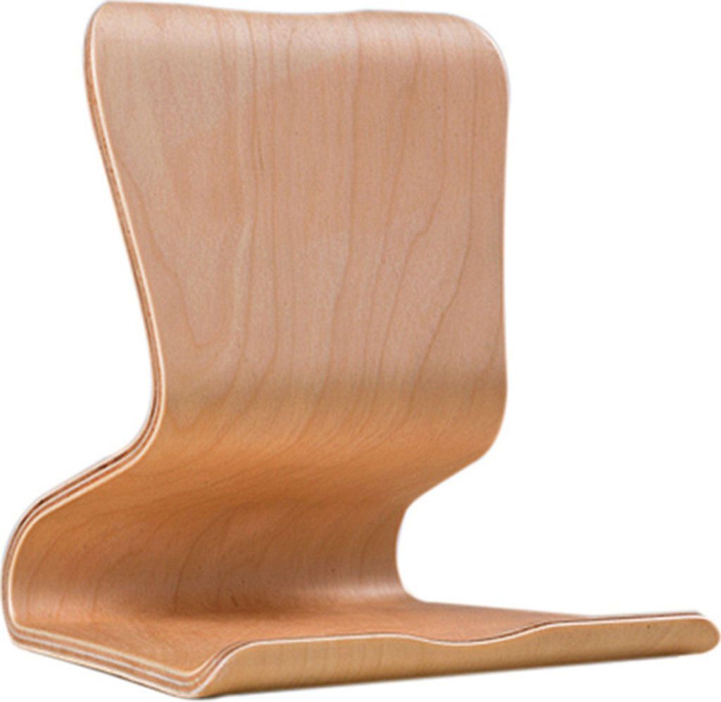 Wooden Universal Tablet PC Phone Stand Halteret für iPad Samsung Tab-Weißer Birkenholz