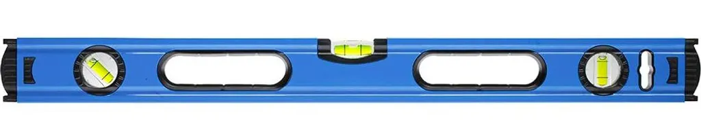 Niveau à bulle 200 cm Högert aluminium rigide avec fioles de précision
