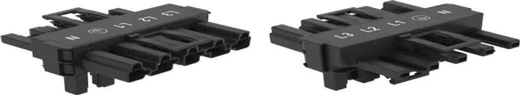 WAGO T-Verteiler;5-polig;Kod. A;schwarz 770-622