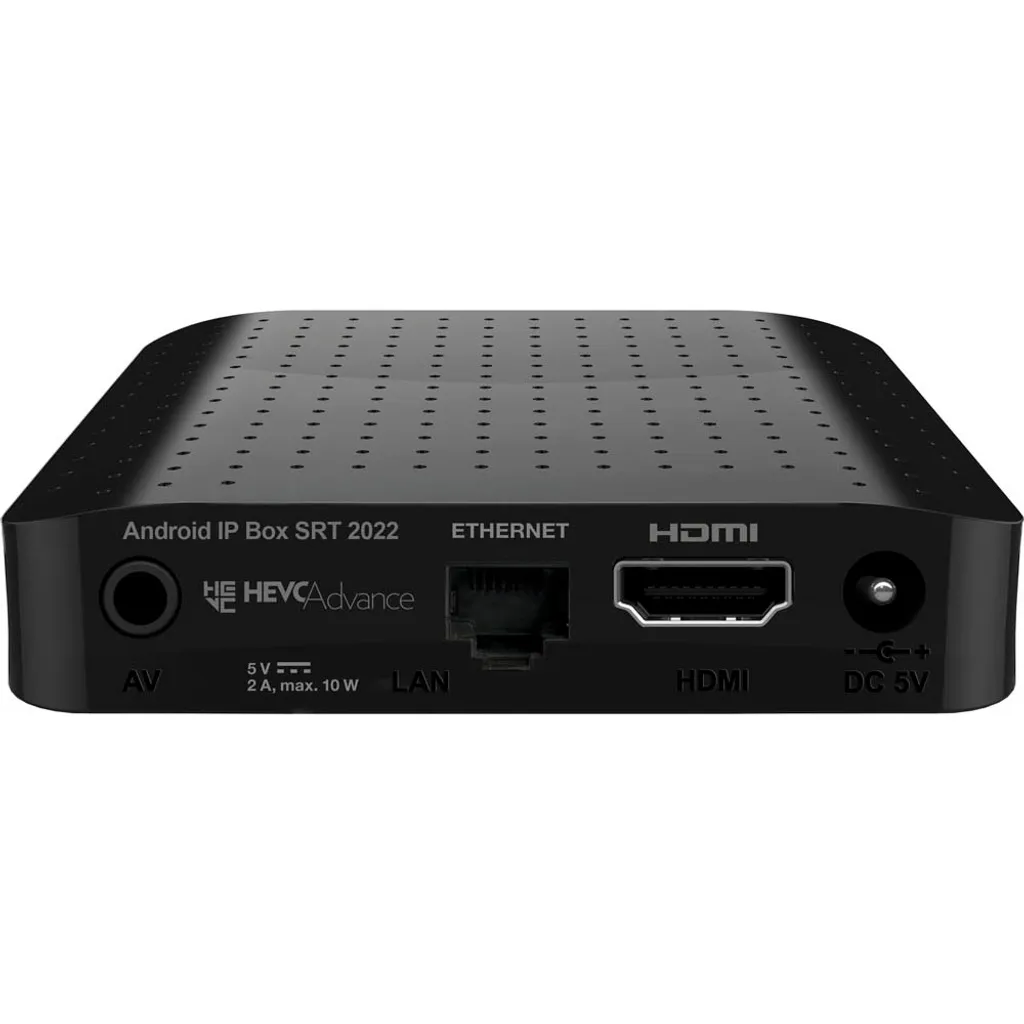 Décodeur Android TV Strong SRT2022 Box Multimédia Hybride 4K UHD