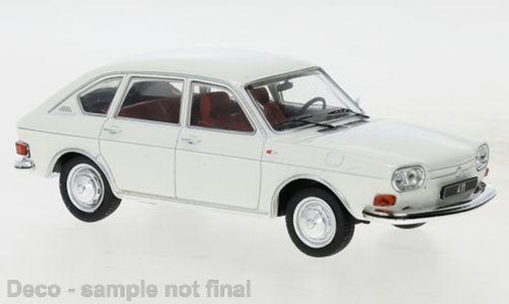 IXO 1:43 VW 411 LE - white - 1970 Produktbild 