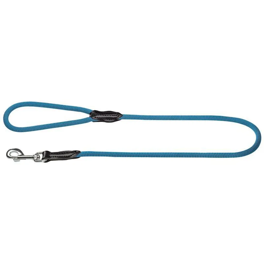 Laisse de marche au pied pour chien HUNTER Freestyle 110 cm bleu pétrole