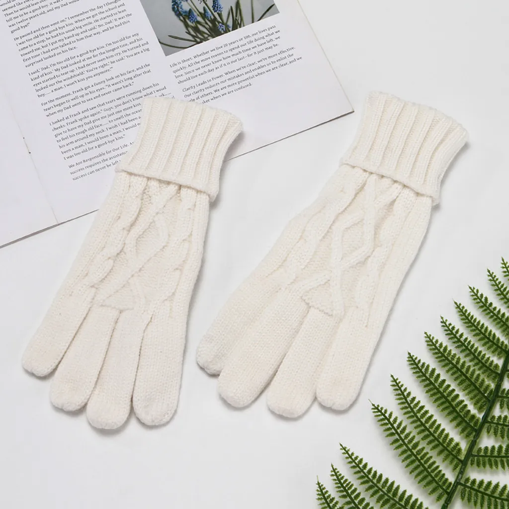 INF Guanti in Lana Bianca Touch Screen: Verità sulla Qualità Invernale
