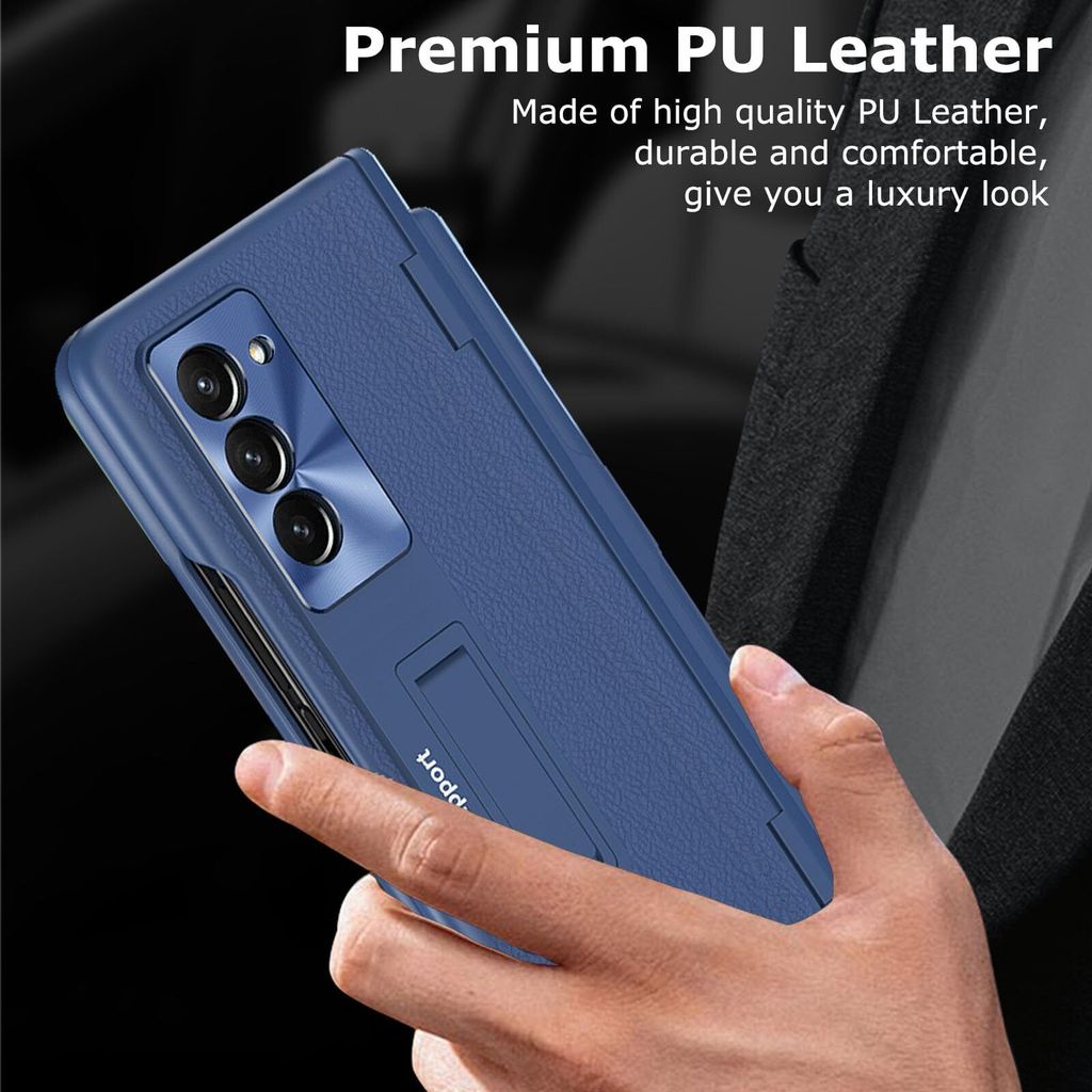 Pouzdro na Samsung Galaxy Z Fold 6 Tvrdého kožené pouzdro s Obrázek produktu 6