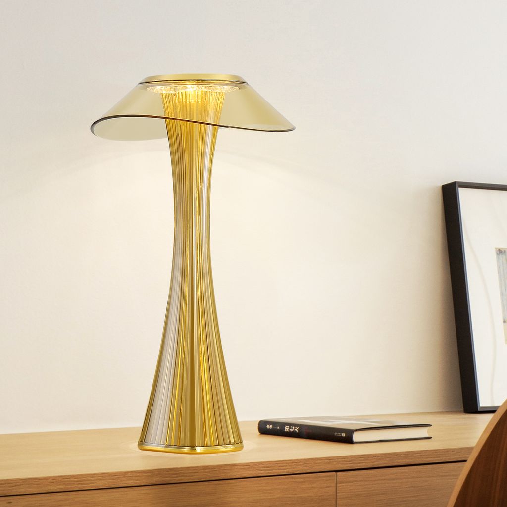 ZMH LED Tischlampe Touch Dimmbar 3000-6500K Gold Produktbild 