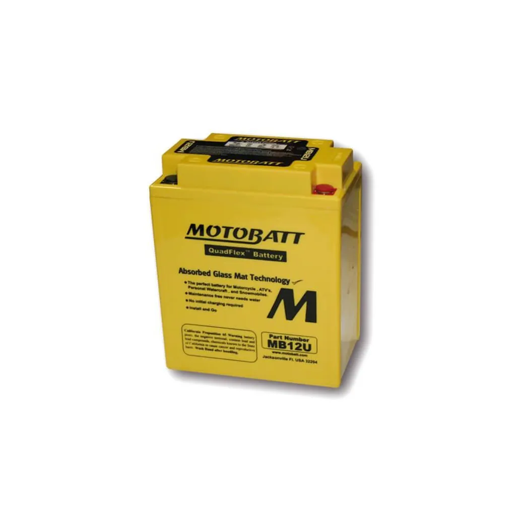Batterie MOTOBATT MB12U idéale pour démarrer votre Scooter ou Quad