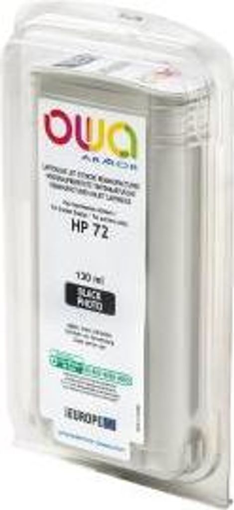 OWA Tinte kompatibel zu HP 72 C9370A fotoschwarz 130ml