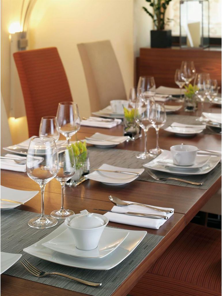 SCHÖNWALD Fine Dining Teller flach, rechteckig, Fahne, Länge: 197 mm