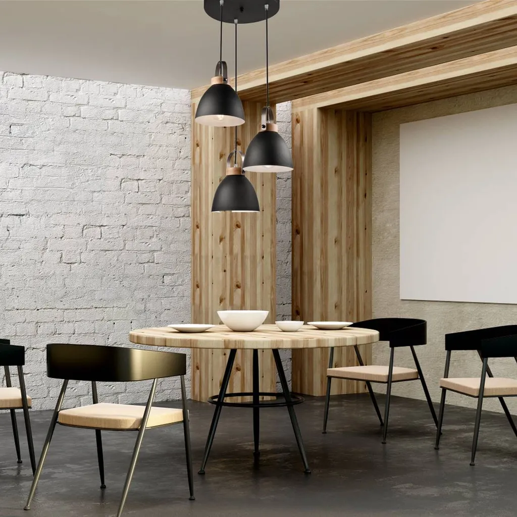Suspension Dimmable Graphite E27 Danielle H79cm - Éclairage Ajustable Chic