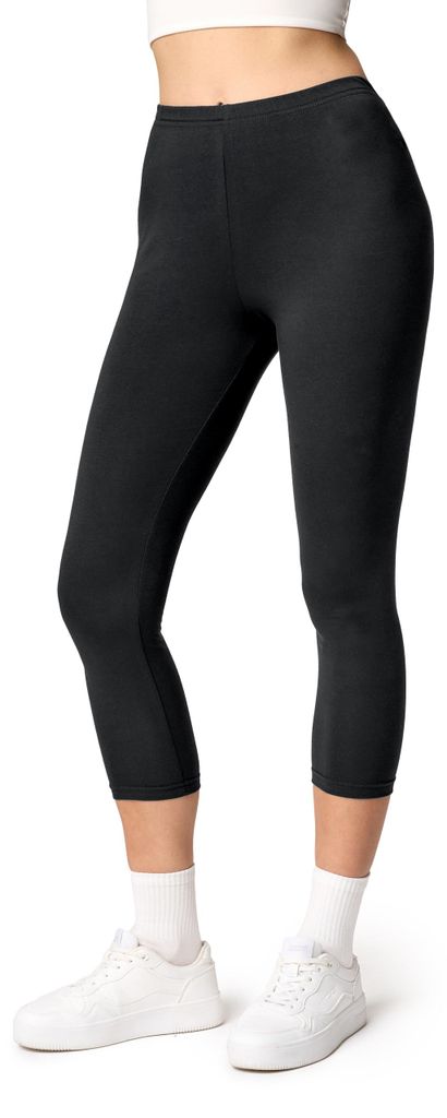 Ladeheid Damen 3/4 Leggings aus Baumwolle LA40-132 Produktbild 