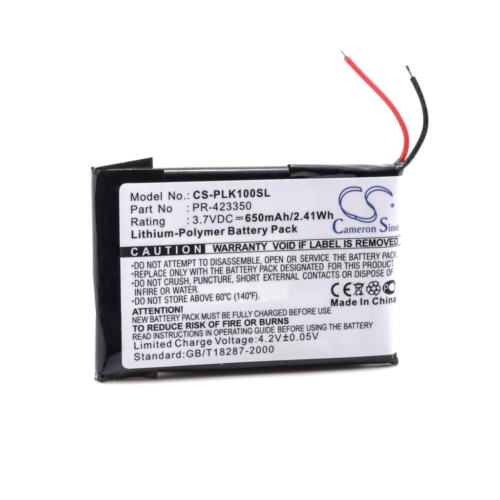 vhbw Akku Ersatz für Plantronics PR-423350 für Freisprecheinrichtung Konferenztelefon (650mAh, 3,7V, Li-Polymer)