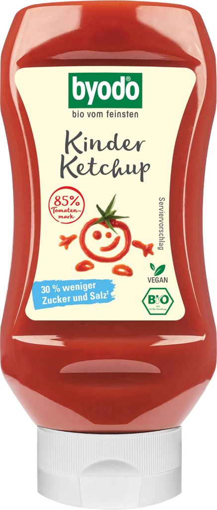 GLUTENFREIER -KETCHUP FÜR KINDER 300 ml – BYODO Produktbild 