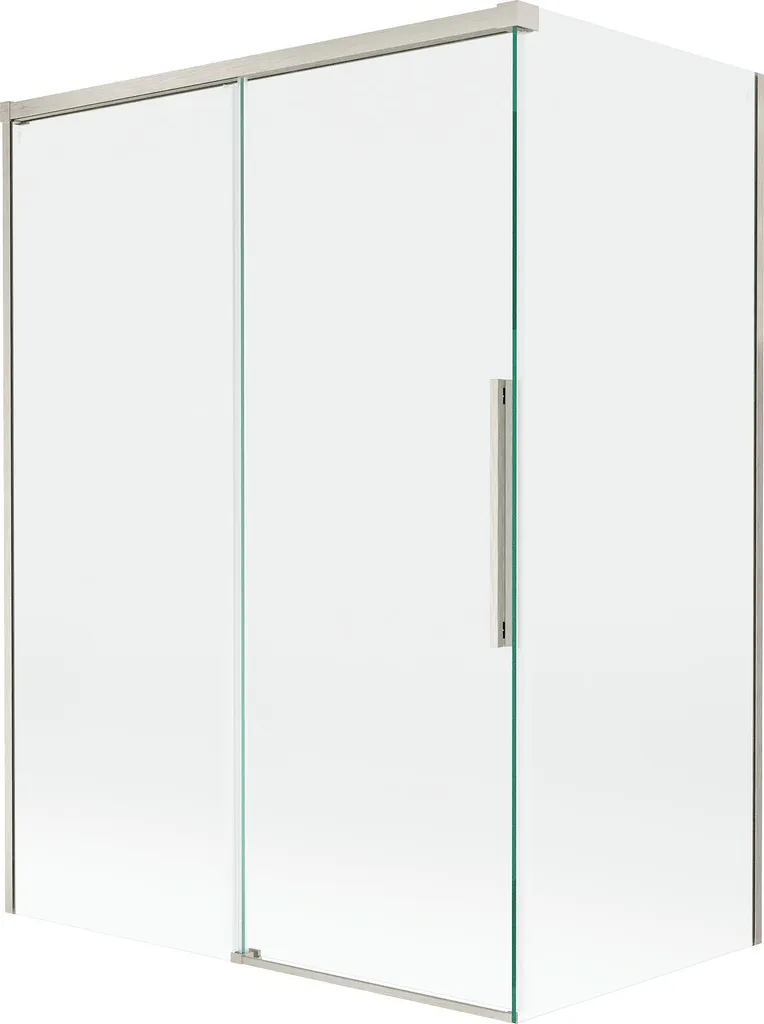 Paroi de douche pour angle 120+70 cm Mexen Rox transparente et nickel