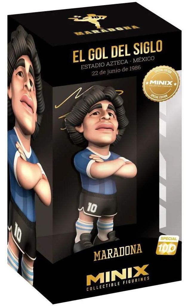 Minix Figur Von Maradonas Tor 12 Cm Schwarz  Kinder Schwarz Produktbild 