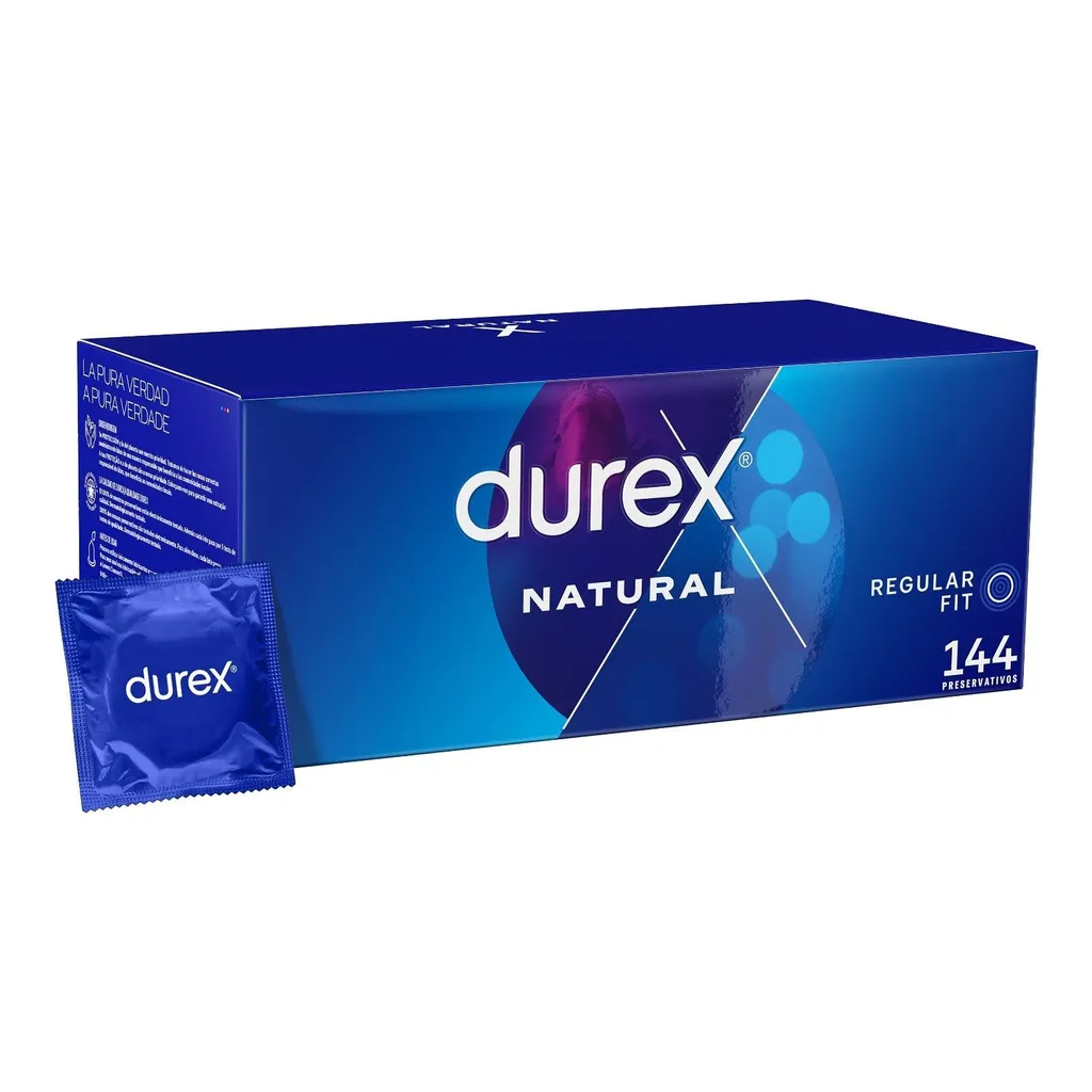 Preservativi anatomici originali Durex - Confezione da 144 pezzi