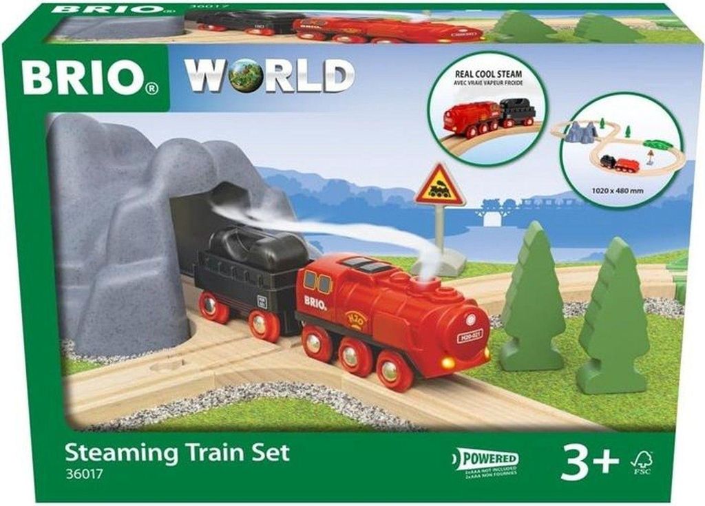 Ravensburger BRIO World 36017 Súprava parnej lokomotívy na Obrázok produktu 