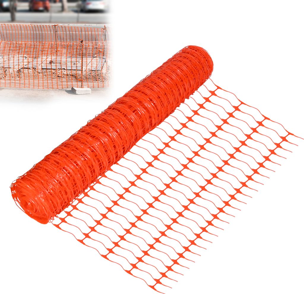 LARS360 1 m x 30 m Absperrzaun Warnzaun Schutznetz Bauzaun Orange Warnzaun Wildzaun Warnnetz Fangzaun Baustellnetz Hundezaun Garten
