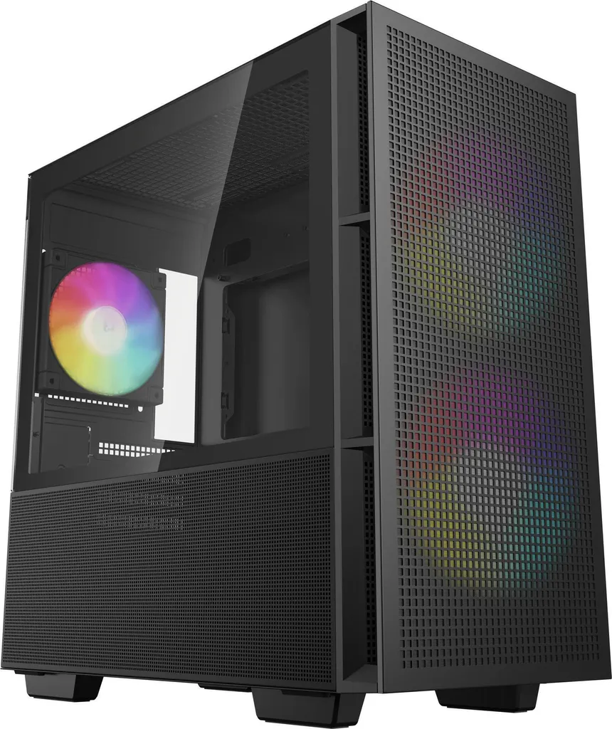 DeepCool CH360 Nero Case Micro-ATX Airflow High Performance ARGB - 1
