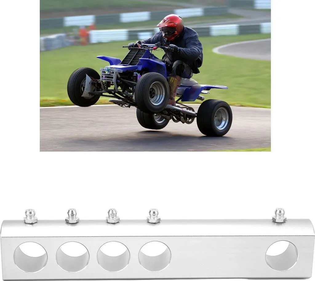 Barre arrière quad en aluminium CNC argent réglable pour Banshee 350 YFZ350