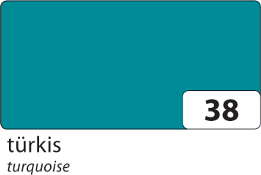 folia 61/25 38 Fotokarton 300g/m², 50x70cm, türkis (25 Bogen)