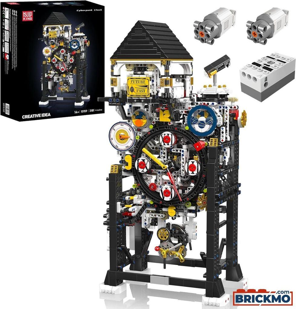 Mould King 10159 Cyberpunk orologio con motore 3181pcs Immagine del prodotto 