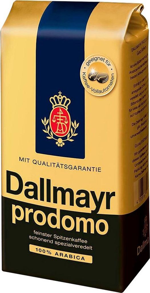 Dallmayr prodomo zrnková káva Arabica 500,0 g Obrázok produktu 11