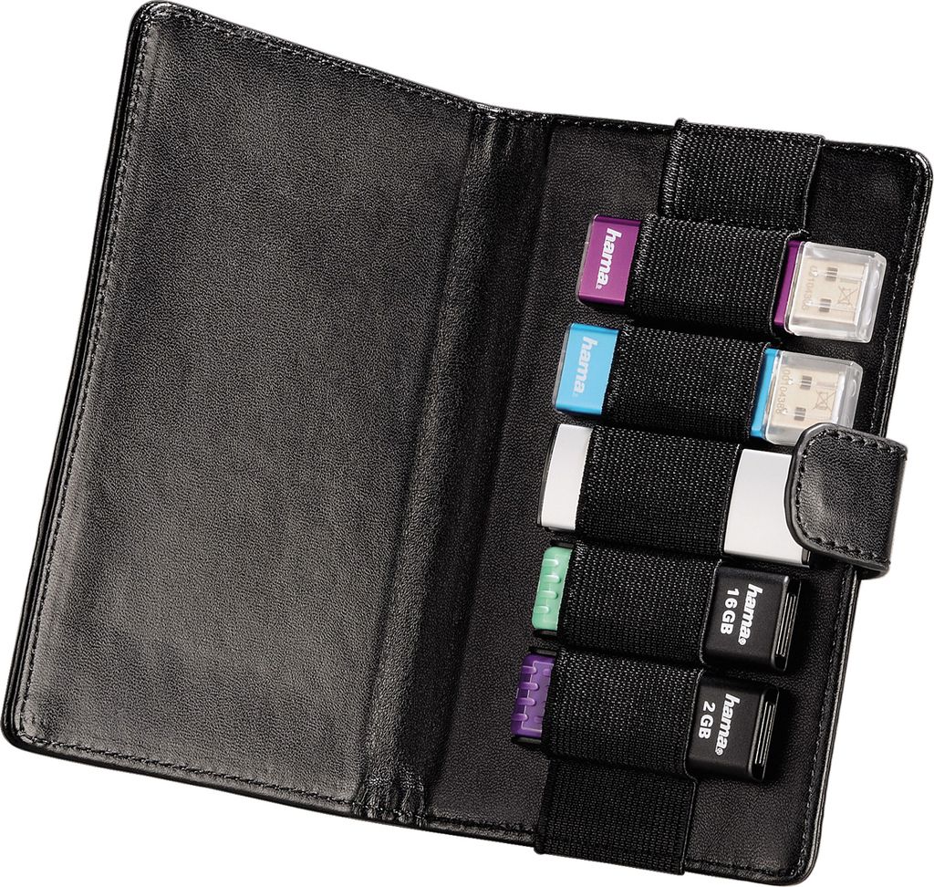 hama USB Speicherstick Tasche "Vegas" schwarz