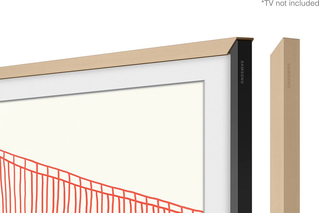 Samsung The Frame 85" Rahmen Modern in Teak