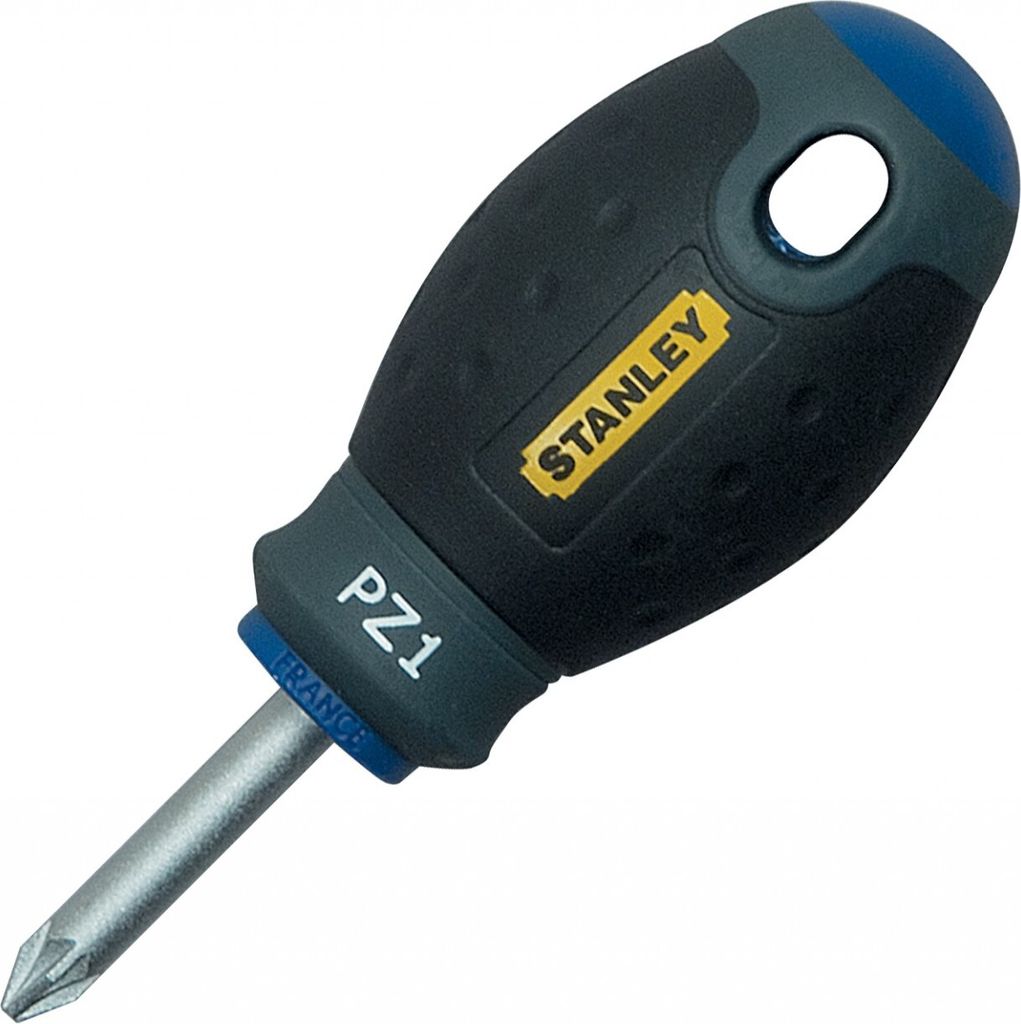 STANLEY FATMAX Schraubendreher Pozidriv PZD1 Klingenlänge 30 mm m. Aufhängeauge