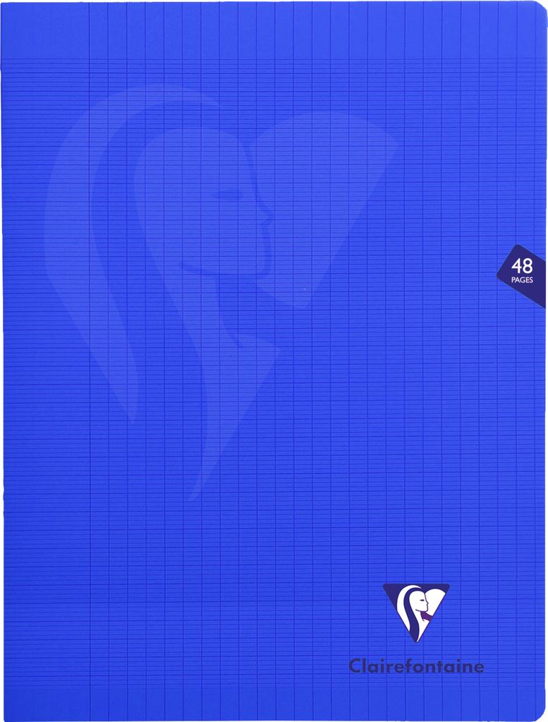 Clairefontaine 10x Heft Mimesys, 24x32 cm, 48 Blatt 90g Marineblau 322311C