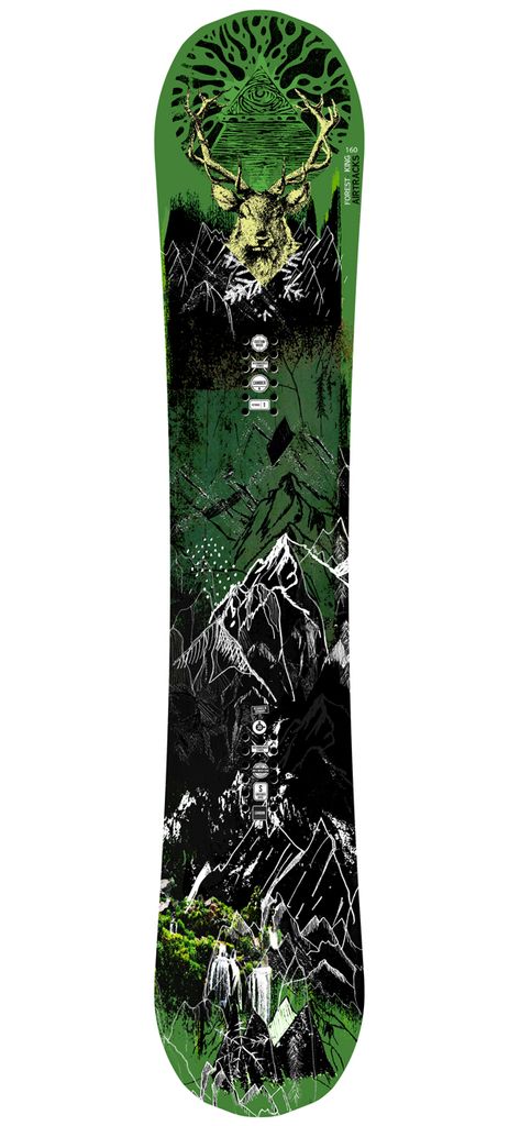 Airtracks Snowboard Forest King Carbon Hybrid Rocker 156 cm Produktbild 2