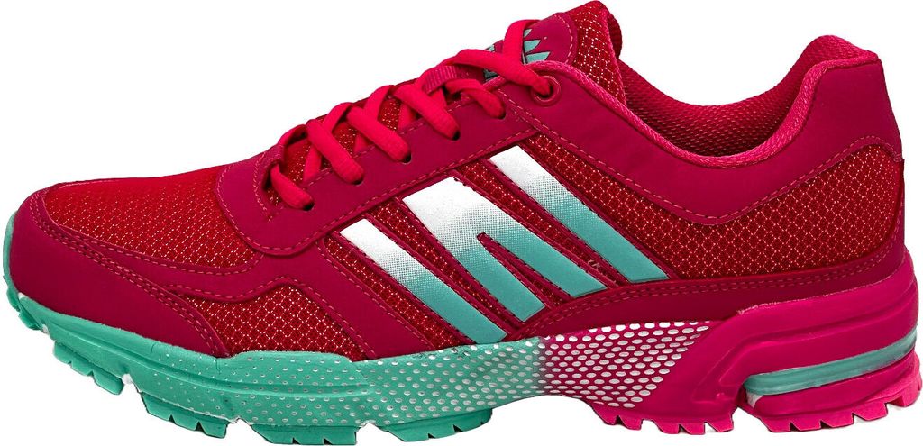 Nowaland Herren Damen Sportschuhe Turnschuhe Laufschuhe Sneaker Hallenschuhe, Fuchsia/Hellblau,40