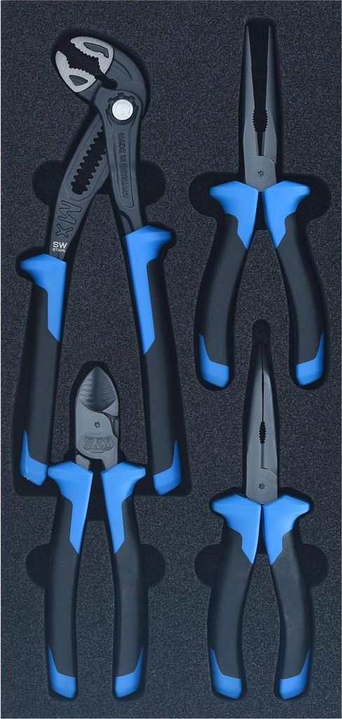 SW-Stahl Z3013-30 Werkstattwagensortiment, Zangen, 4-teilig