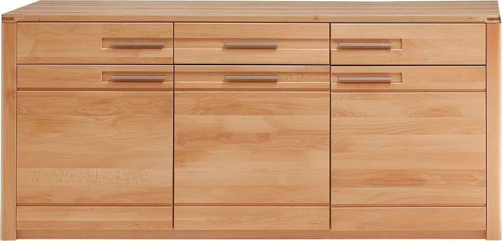 Sideboard - 190 x 86 cm - 3 Türen - 3 Schubladen - Produktbild 