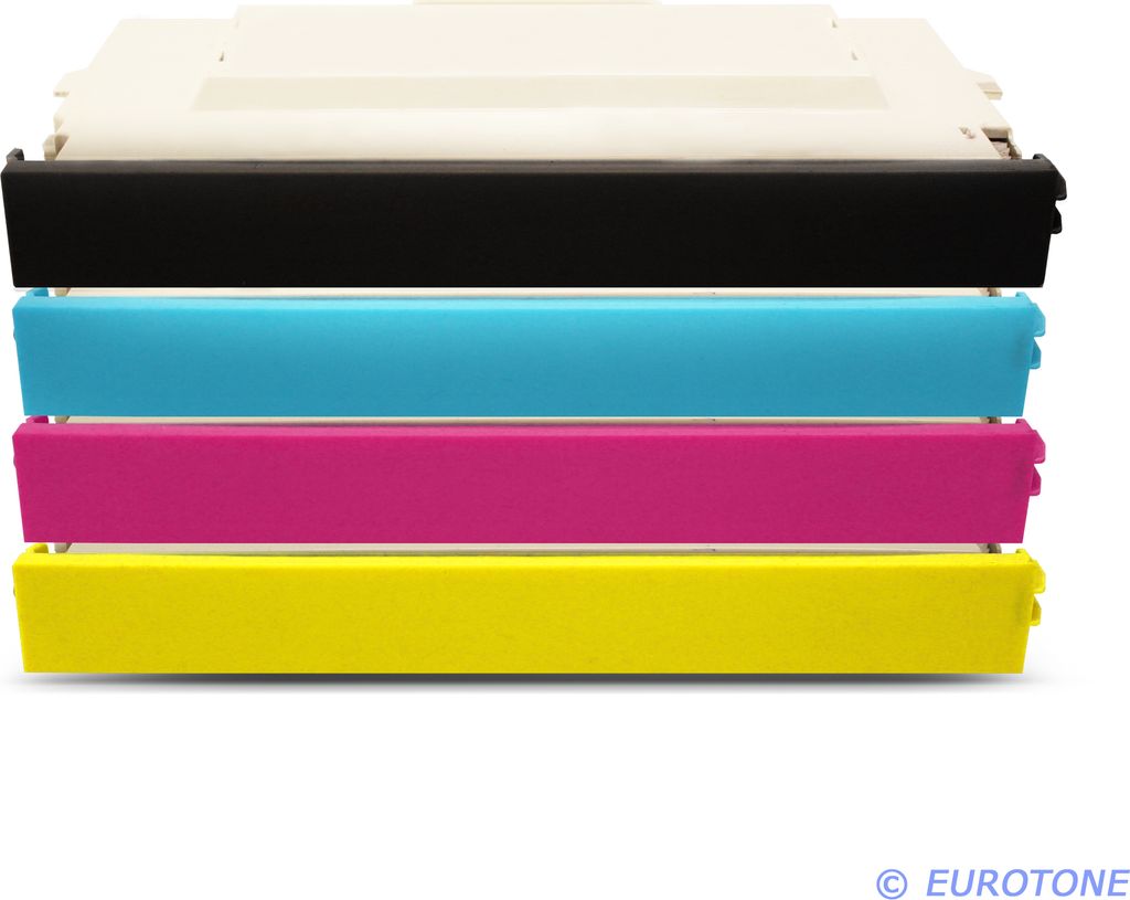 4x Eurotone Toner Alternative für Lexmark 0C500H2KG Black Schwarz / 0C500H2CG Blau Cyan / 0C500H2MG Rot Magenta / 0C500H2YG Gelb Yellow