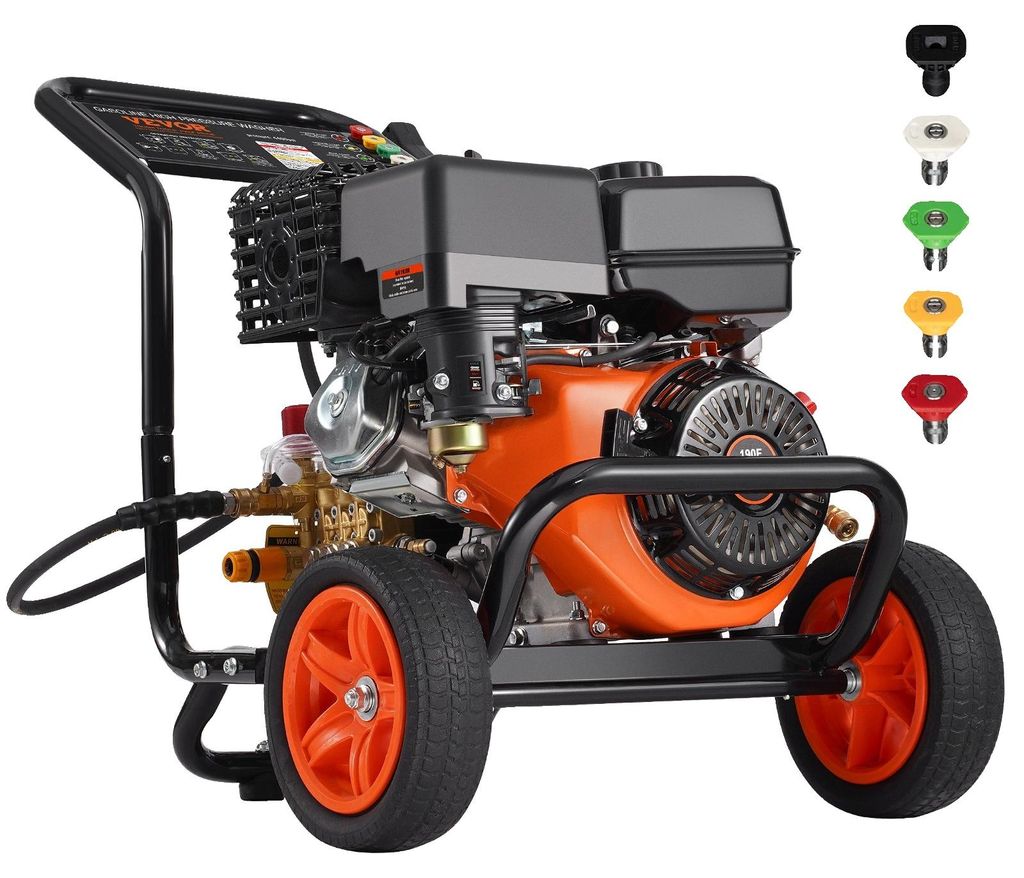 Nettoyeur haute pression à gaz VEVOR, 4400 PSI 15 l/min, Image du produit 