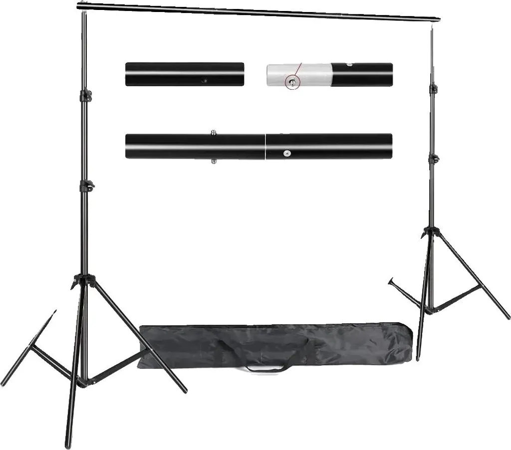 Support arrière pour shooting photo et vidéo 2x3M kit complet réglable