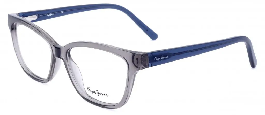Monture optique femme Pepe Jeans PJ3424 grise design rectangulaire