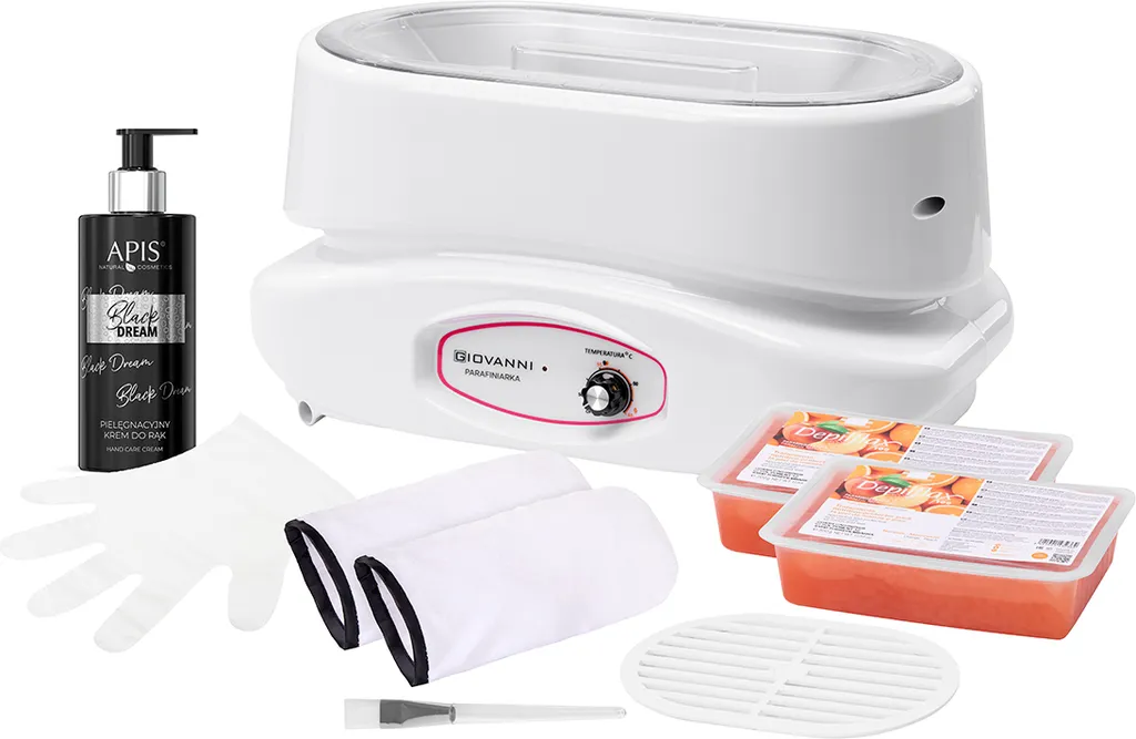Réparer les mains abîmées avec le kit paraffine Giovanni 220W efficace