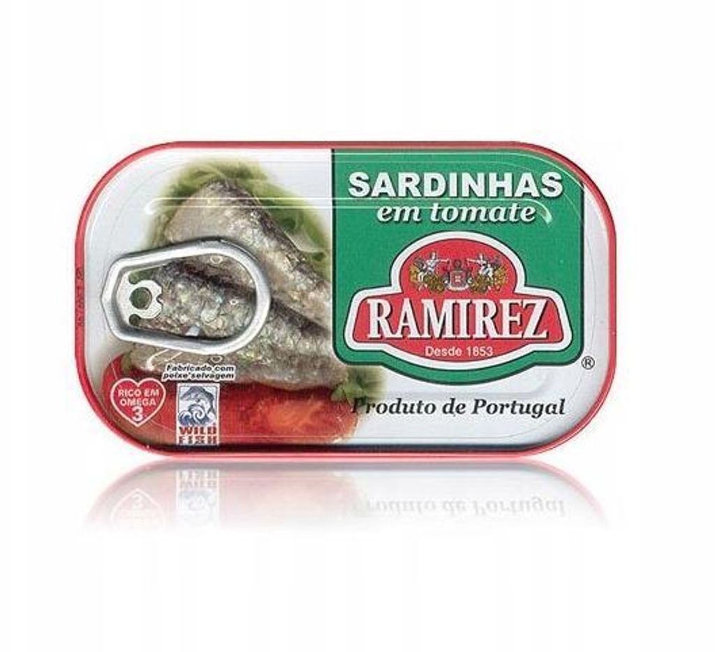 Ramirez Sardinen in klassischer Tomatensauce nach portugiesischer Art Dose 125g Pack 12x