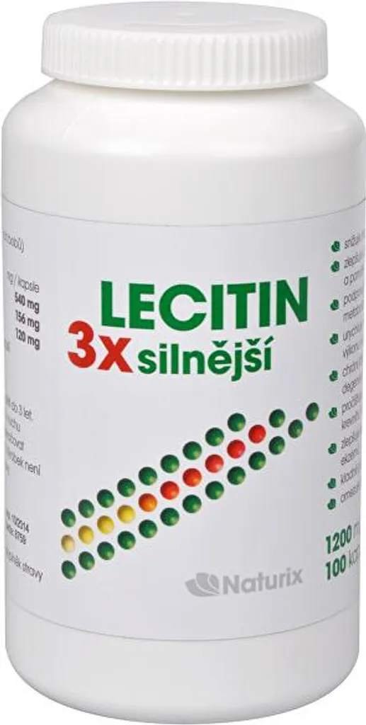 Lécithine 3x plus forte 100 gélules - Complément alimentaire concentré