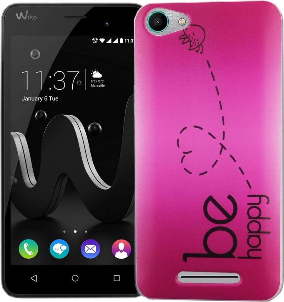 Handy Hülle für Wiko Jerry Cover Case Schutz Tasche Motiv Produktbild 